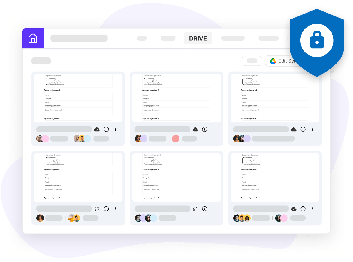 Centralized document storage