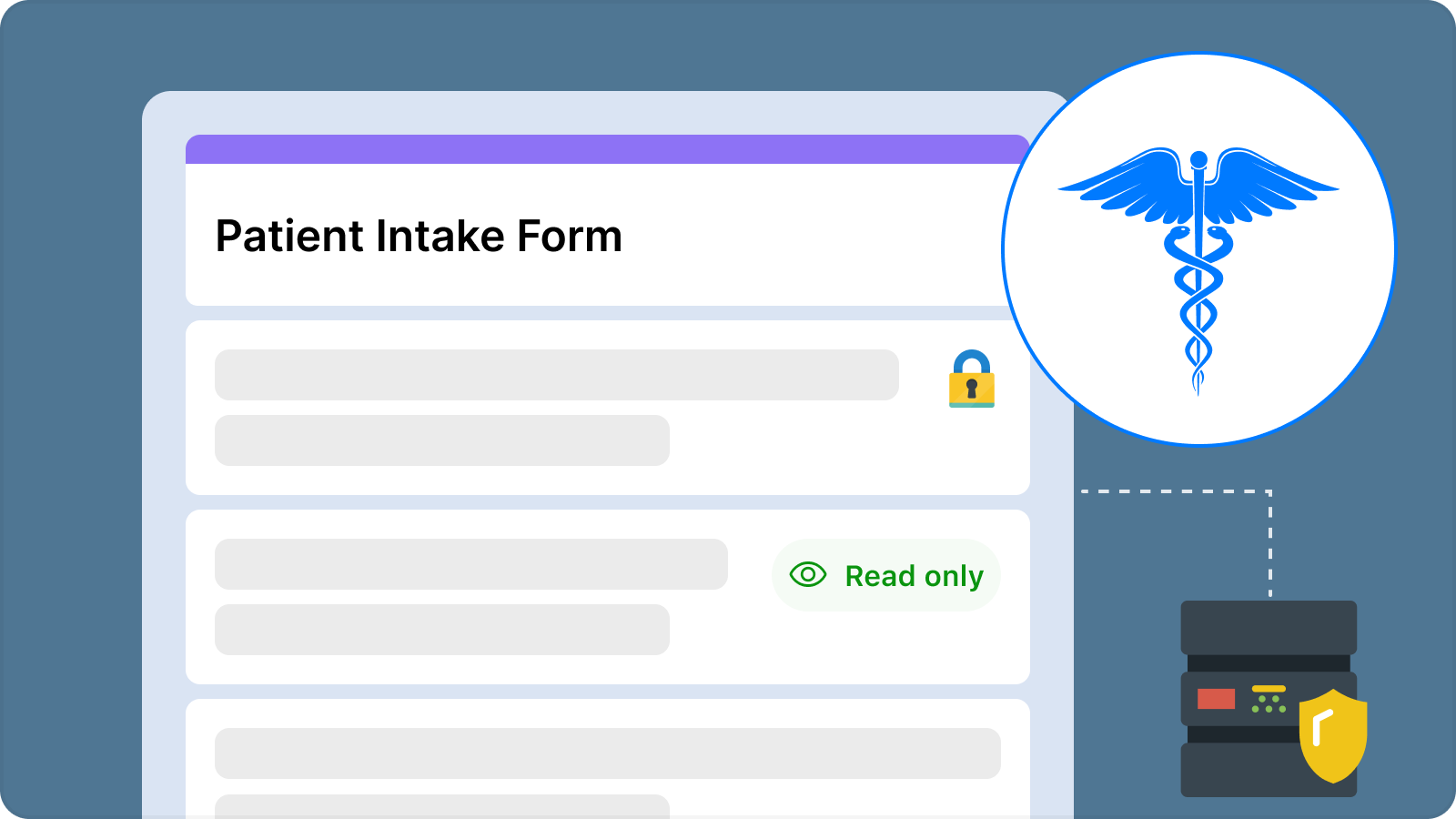 HIPAA form illustration