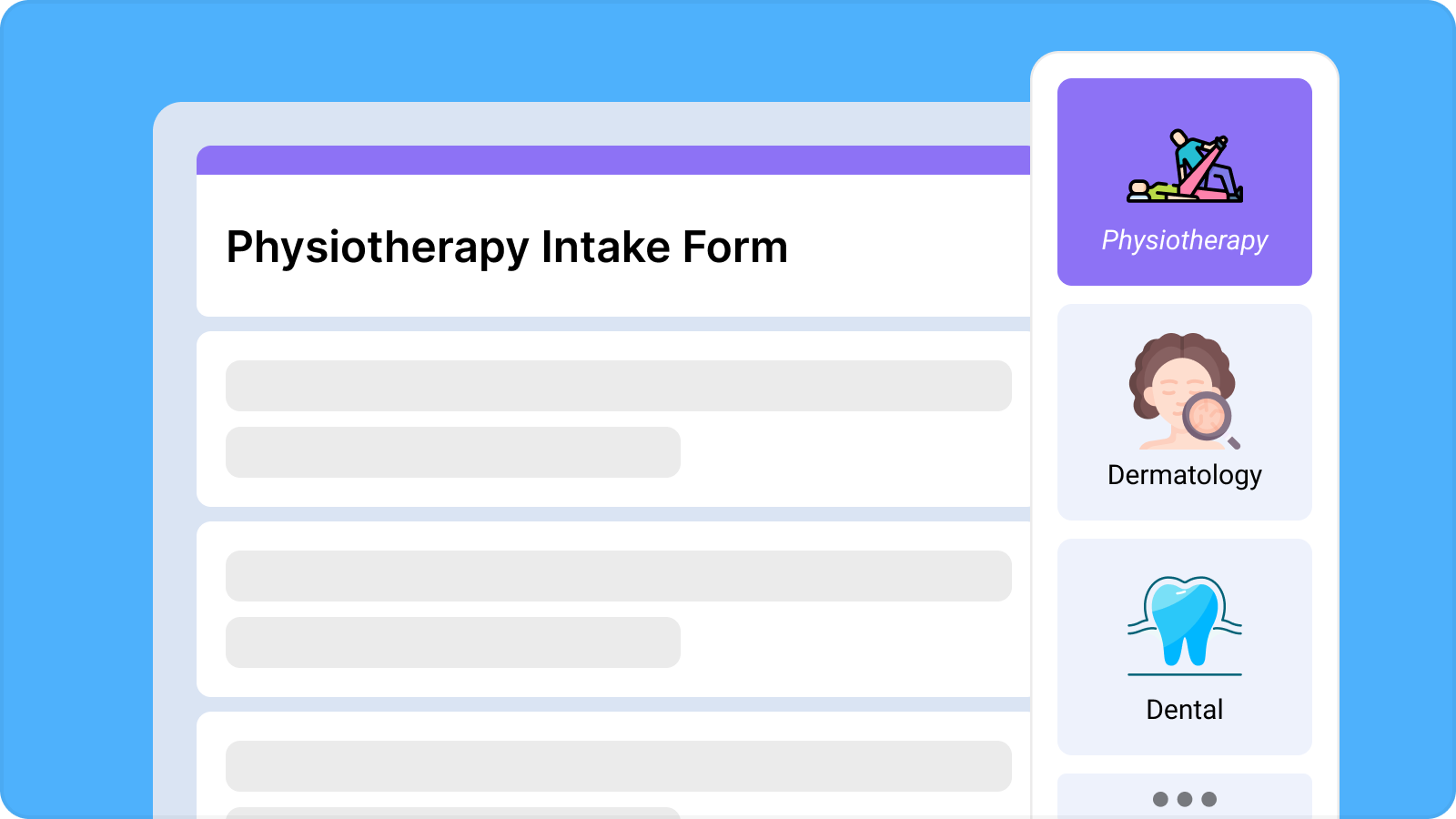 Intake form illustration